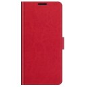 INCOVER Samsung Galaxy S21 FE (5G) Nøytral PU Skinn Deksel med Lommebok - Rød