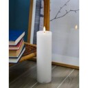 SIRIUS Sille oppladbart lys Ø7,5cmx25cm hvit