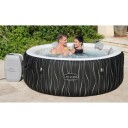 Lay-Z-Spa Hollywood 6 Black Waves 196x66cm Oppblåsbart Bestway Lay Z Spa Boblebad