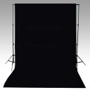vidaXL Bakteppe bomull svart 600x300 cm