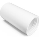 Purus Muffe Innstikk Ø40mm Plast Hvit