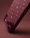 Ideal Of Sweden Silicone MagSafe Case iPhone 17 Fine Wine Bloom