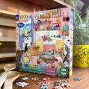 eeBoo Puzzle 1000 pcs Pink Kitchen EPZTPNK