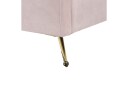 Seng med lamellramme Miribel   Rosa gull 180x200 cm