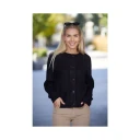 Selected Femme Lulu LS Knit Short Cardigan - Black XL