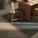 Design House Bjørk gulvteppe stort mørkgrått 170 x 240 cm