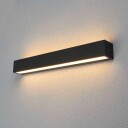 Lucande Lengo LED-vegglampe, 50 cm, grafitt, 2-lk.