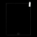 iPad 9.7 2017/2018 Rurihai Beskyttelsesglass Klar