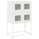  Highboard Hvit 68x39x107 cm Stål 8721158371836