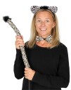 Klassisk Leopard Kostymesett med Ører, Sløyfe og Hale Andre Dyr 97702
