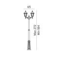 Norlys Modena Utendørs Parklampe LitenNorlys Svart, Ingen