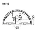 Hide-a-Lite Arc Veggarmatur 7 W Grå, Belysning