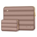 Tech-Protect Puffy 13-14" Laptopveske med Støtabsorberende Skum - Brun