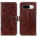 Google Pixel 8a Lommebok-deksel med Magnetisk Lukning Brun
