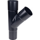 Plastgrenrør Ø90x75mm 75° svart