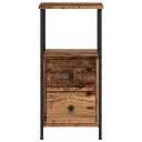  Nattbord gammelt tre 34x35,5x70 cm konstruert tre 8721158444912