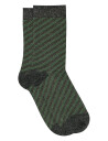 mp Denmark Else Glitter Socks - Green - 37/39