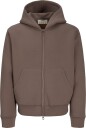 Jack & Jones Jcolegacy Sweat Scuba Zip Hood Noos   Brown   XL