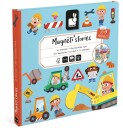 Janod Magneti"Stories Magnetsett Byggeplass 30 Stk