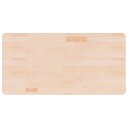 Vidaxl Benkeplate til bad 100x50x2,5 cm ubehandlet heltre eik 342939