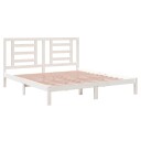 vidaXL Sengeramme hvit heltre 180x200 cm 6FT Super King Size