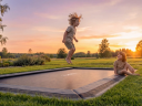 IN GROUND NORTH TRAMPOLINE Rund / 4,3 m / Trampoline