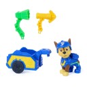 Paw Patrol Chase Dino Verktøypakke Figur med Utskiftbare Verktøy Blå