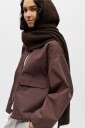 Object   Balaklava objMilu Scarf Knit Rep   Brun
