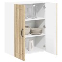  Kjøkkenskap Sonoma eik 60 x 31 x 80 cm Konstruert tre