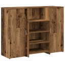  Resepsjonspult gammelt tre 135x50x103,5 cm konstruert tre