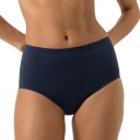 Mey Truser Natural Second Me High Waist Pants Midnattsblå bomull Small Dame