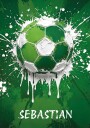 Graffiti Football Personal Name Plakat Plakat / 70x100cm