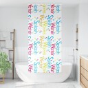 Dusjrullgardin Cassonetto 100x240 cm Stoff Bredde 96 cm