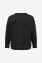 Only Carmakoma - Collegegenser Carisolde L/S O-Neck Sweat Jrs - Svart