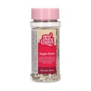 Funcakes Kakestrø Metallic Sukkerstenger Xl Sølv 70g 