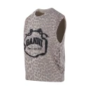 Ganni Graphic Wool Vest   Brown   M