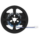 vidaXL LED Stripe 12 stk. Svart og gjennomsiktig Kobber og plast
