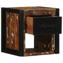  Nattbord flerfarget 40x35x40 cm gjenvunnet heltre
