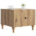  Kaffebord med skuff Artisan eik 49 x 50 x 40 cm Konstruert tre
