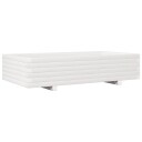 Plantekasse hvit 110x60x26,5 cm heltre furu
