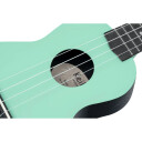 Ortega Guitars Ortega K2-Cbm Keiki Soprano Ukulele Sett, Caribbean Mint