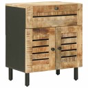 vidaXL Nattbord Naturlig 50 x 33 x 60 cm Massiv mango tre