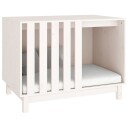 Vidaxl Hundehus Hvit 90X60X67 cm Heltre Furu