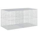 vidaXL Gabion med 3,5 mm Tråd og 5x5 cm Nett 200x100x100 cm
