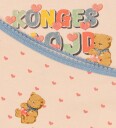 Konges Sløjd Undertøy   Blonder   Teddy Hjerte   Konges Sløjd   3 år (98)   Undertøy Lyseblå Rosa
