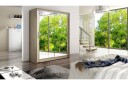 Westa Garderob 150x58x200 cm - Beige / Hvit