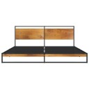 vidaXL Sengeramme metall 180x200 cm
