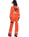 Leg Avenue Orange Astronaut Damekostyme L