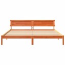  Sengestamme Voksbrun 180 x 200 cm Massiv furu tre