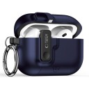 Tech Protect Slim Hook Case for AirPods Pro 3 Navy Blue